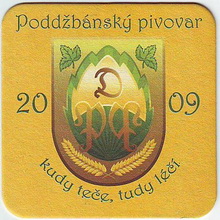 Pivní tácek Mutějovice č.1133 - líc