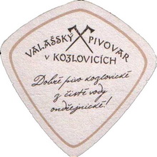 Pivní tácek Kozlovice č.1329 - rub
