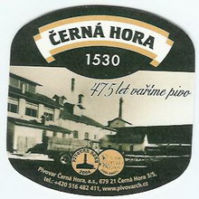 Pivní tácek Černá Hora č.93 - líc