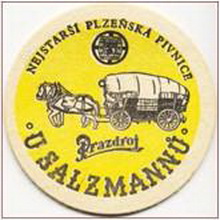 Pivní tácek Plzeň č.1009 - líc