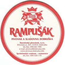 Pivní tácek Dobruška č.1020 - rub