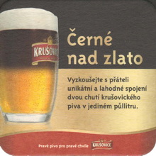Pivní tácek Krušovice č.1108 - líc