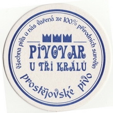 Pivní tácek Prostějov č.1128 - líc