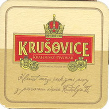 Pivní tácek Krušovice č.1171 - líc