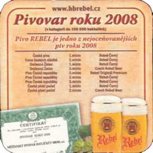 Pivní tácek Havlíčkův Brod č.1330 - rub