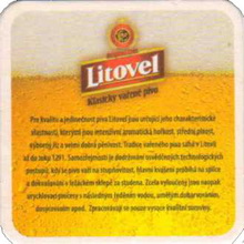 Pivní tácek Litovel č.1439 - rub