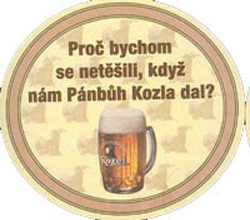 Pivní tácek Velké Popovice č.1454 - rub
