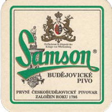 Pivní tácek České Budějovice č.1553 - líc
