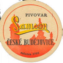 Pivní tácek České Budějovice č.1651 - líc
