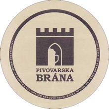 Pivní tácek Praha č.1751 - líc