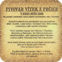Pivní tácek Sedlec-Prčice č.1804 - rub