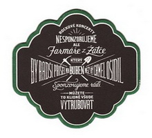 Pivní tácek Žatec č.1960 - rub