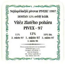 Pivní tácek Znojmo č.1972 - rub