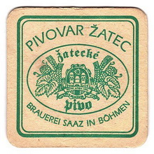Pivní tácek Žatec č.1989 - líc