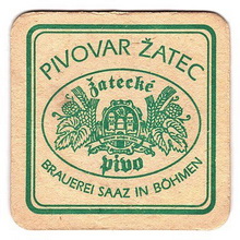 Pivní tácek Žatec č.1989 - líc