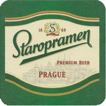 Pivní tácek Praha č.2056 - líc