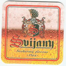 Pivní tácek Svijany č.300 - líc