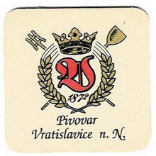 Pivní tácek Vratislavice nad Nisou č.305 - líc