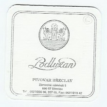 Pivní tácek Břeclav č.32 - rub
