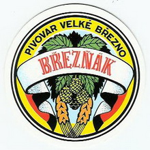 Pivní tácek Velké Březno č.340 - líc