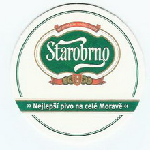 Pivní tácek Brno č.354 - líc