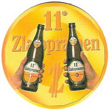 Pivní tácek Ústí nad Labem č.390 - líc