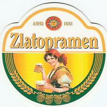 Pivní tácek Ústí nad Labem č.392 - líc