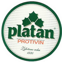 Pivní tácek Protivín č.409 - líc