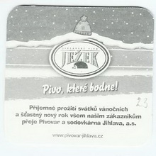 Pivní tácek Jihlava č.615 - rub
