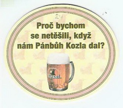 Pivní tácek Velké Popovice č.645 - rub