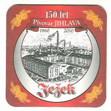 Pivní tácek Jihlava č.682 - líc