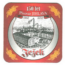 Pivní tácek Jihlava č.684 - líc