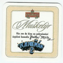 Pivní tácek Krušovice č.779 - rub