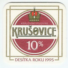 Pivní tácek Krušovice č.798 - líc