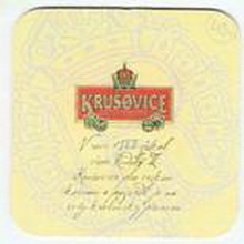 Pivní tácek Krušovice č.805 - rub