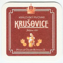 Pivní tácek Krušovice č.815 - rub