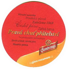 Pivní tácek Plzeň č.980 - rub